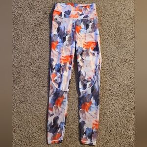Multicolored Fabletics leggings, size womens XXS